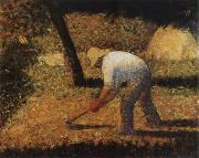 Georges Seurat The Peasant Hoe Soil oil painting picture wholesale